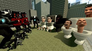 NEW TV MAN VS ALL SKIBIDI TOILETS BOSSES VS ALL SPEAKERMAN VS ALL CAMERAMAN! Garry's Mod