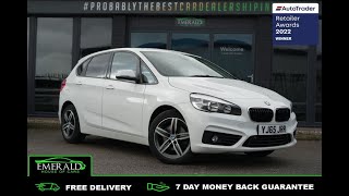 2016 65 BMW 2 SERIES 2.0 220D XDRIVE SPORT ACTIVE TOURER 5D 188 BHP/YJ65 JRR