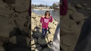 #rockfall #lol #cute #rock #rockjumping #goodtimes