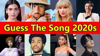 Guess the Top 50 Most Popular Songs of 2020s  🎵 | Music Quiz Video