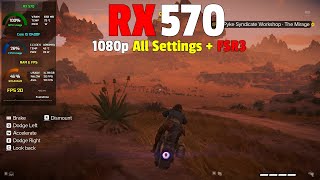 Star wars Outlaws : RX 570 - 1080p All Settings + AMD FSR3