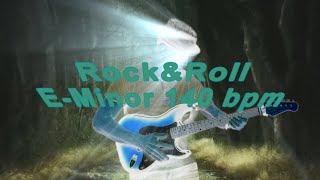 Free Backing Track for Guitar Rock&Roll 013 E-Minor 140 bpm