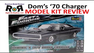 Dom's F&F '70 Charger (I) 1:25 Scale Revell 4319  -Model Kit Build & Review