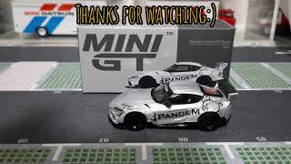 Mini Gt Pandem Toyota Gr Supra Silver