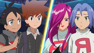 Pokemon Battle: Goh and Gary Vs Jessie and James