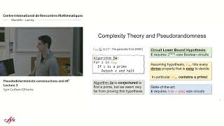 Igor Carboni Oliveira: Tutorial 3 - Pseudodeterministic constructions and rK^t