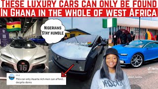 SHOCKING; THESE LUXURY CARS CAN ONLY BE FOUND IN GHANA IN THE WHOLE OF WEST AFRICA