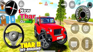 THAR OFF-ROADING VIDEO 📸 l#shorts #driving  #thar4x4 #indiancarsimulator