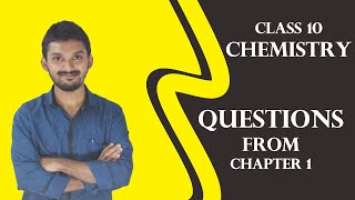 SSLC CHEMISTRY|QUESTIONS FROM CHAPTER ONE CHEMISTRY|Edu Career Experts