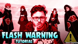 Flash Warning Effect Tutorial - Anime Version  | Vivacut Tutorial