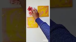 Resin Art | Resin coasters | Resin pour DIY