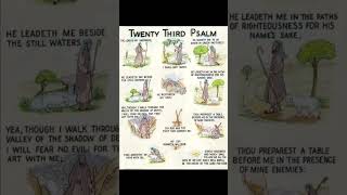 Twenty third Psalm | Psalm 23 | The Lord is my shepherd #shortvideo #shorts #psalm23 #psalms