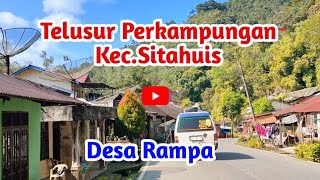 🔴Melewati Perkampungan perkampungan Jalan Tarutung - Sibolga  Kec.Sitahuis Tapanuli tengahDesa Rampa