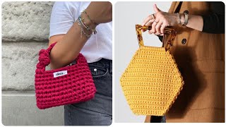 classic new designs and shapes #simplycrochet #bags #crochetpatterns