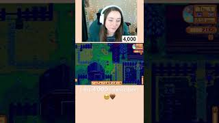 I hit 4000 subscribers on my live stream of stardew valley #cozygames