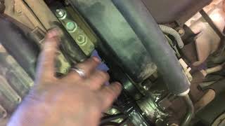 2009 Chevy aveo power steering belt replacement