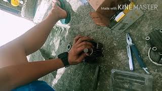 DIY Paano maglagay ng VALVES at Valve Lock sa Cylinder Head Tutorial...