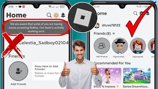Fix we are aware that there is an issuewith accessing Roblox. our team is actively working on it