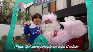 Papa Noel se unió a Invent para contagiar el espíritu navideño por las calles en su carro rojo🎅🚘