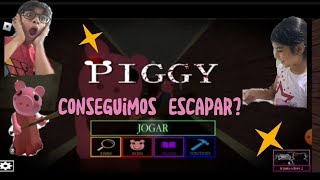 jogando piggy com a minha irmã *conseguimos escapar?