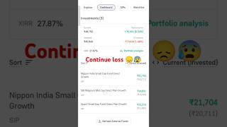 Today My mutual fund portfolio #youtubeshorts #shorts #mutualfundsahihai