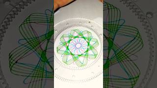 Spiroart for Calm and Focus | Satisfying ASMR Spirograph Drawing #shorts #viralvideo #trending  1c