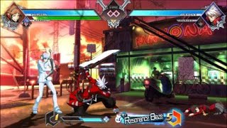 BLAZBLUE CROSS TAG BATTLE - Yo/Az 10k reset combo midscreen