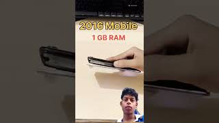 1 GB RAM 😈 💀 2016 Mobile - FREEFIRE TEST #freefire #1gbram #2gbram #iphone15 #pocox6pro #shorts