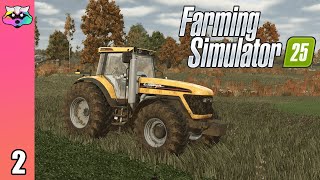 Seeding, Watering and Rolling - Farming Simulator 25 - Lets Play - Ep 2