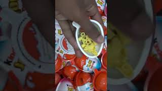 NEW! 500 GLITTER KINDER JOY Toys Opening - A lot of surprise eggs chocolate ASMR #06