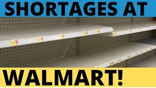 10 Item Shortages at Walmart!