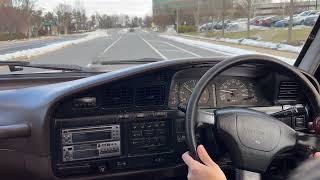 1991 Toyota Land Cruiser HDJ81 JDM RHD VX limited- Driving video