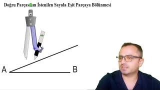 E–E Teknik Resmi– Ders 1; Doğruya Dik Çıkma ve Doğru Parçasını İstenilen Sayıda Eşit Parçalara Bölme