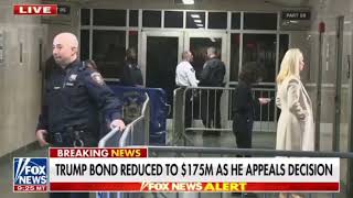 Breaking News Trump bond reduced to $175M as he appeals decision