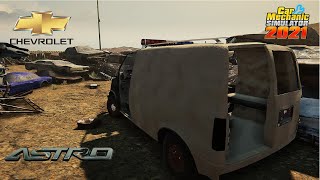 Rebuilding 1988 Chevrolet Astro Police Van: Car Mechanic Stimulator 2021