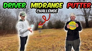 This Made Us Play Better Disc Golf | Driver Midrange Putter Challenge