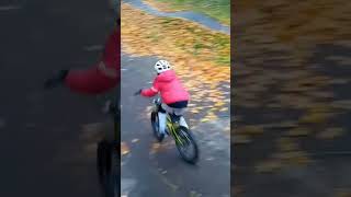 Riding On a pump track