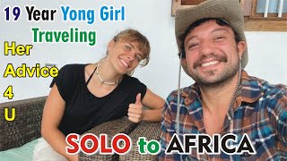 19Years old German girl traveling Africa alone |فتاة ألمانية تبلغ  19 عامًا تسافر بمفردها في إفريقيا