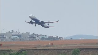 Indigo A321neo takeoff from Calicut to Mumbai