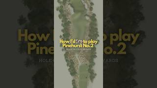 How I'd try to play the 6th hole at this year's US Open - Pinehurst No.2 #golf #golfshorts #usopen