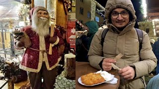 What I Eat At Christmas Market Magdeburg Germany | Mein Zaberdast Cheez Khai | SaadVentures