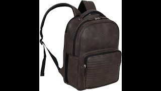 Kenneth Cole Leather Book Bag (Motorcycle Book bag)