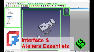 Tutoriel FreeCAD 1.0 Débutant : Vue d'ensemble de l'interface et des ateliers essentiels