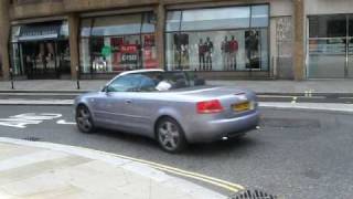 Liverpool Street Station Bad drivers driving into a road despite NO CARS sign