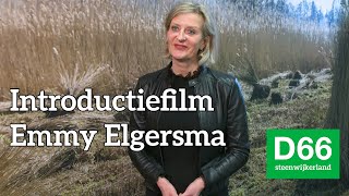 Introvideo verkiezingsdebat Steenwijkerland: Emmy Elgersma D66