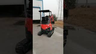 Zero tail swing excavator mini 2 ton for sale, OULIDE W20 6 with Japan original Kubota engine.