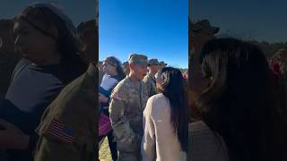 Soldier gets the surprise of his life  ❤️￼