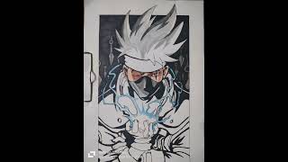 Kakashi Hatake Drawing | Rate this art 10/? #drawing #art #artist #trending #shorts #youtubeshorts