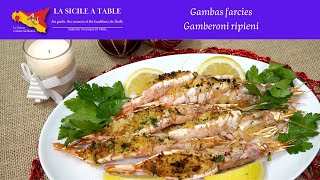 Gambas farcies - Gamberoni ripieni