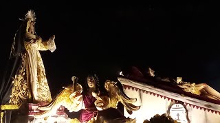 Entrada del cortejo procesional del señor sepultado y virgen de dolores Salcaja:2024